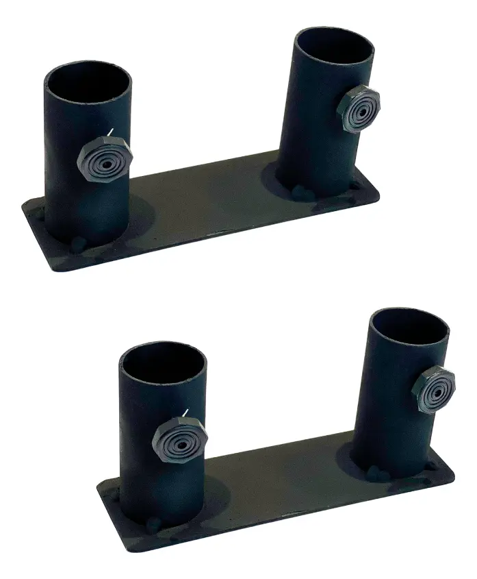 Kit 2x Base Suporte Para Gerbs / Silver Jet 4 Tubos Efeitos — imagem 1