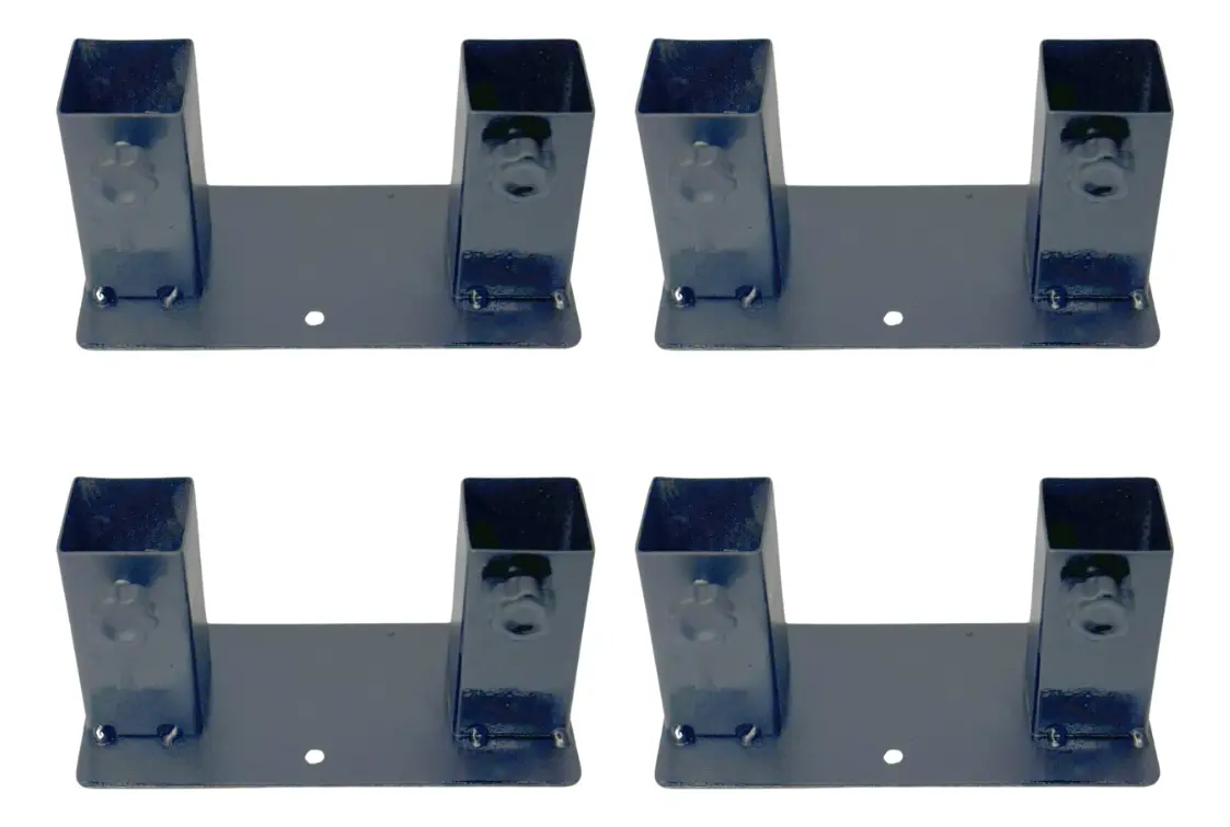 Kit 4x Base Suporte Para Gerbs / Silver Jet 8 Tubos Efeitos — imagem 1