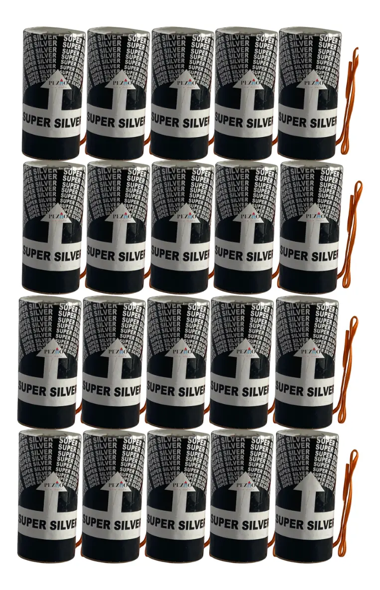 Kit 20x Super Silver Jet 6 Metros Muito Alto Dj Shows Evento — imagem 1
