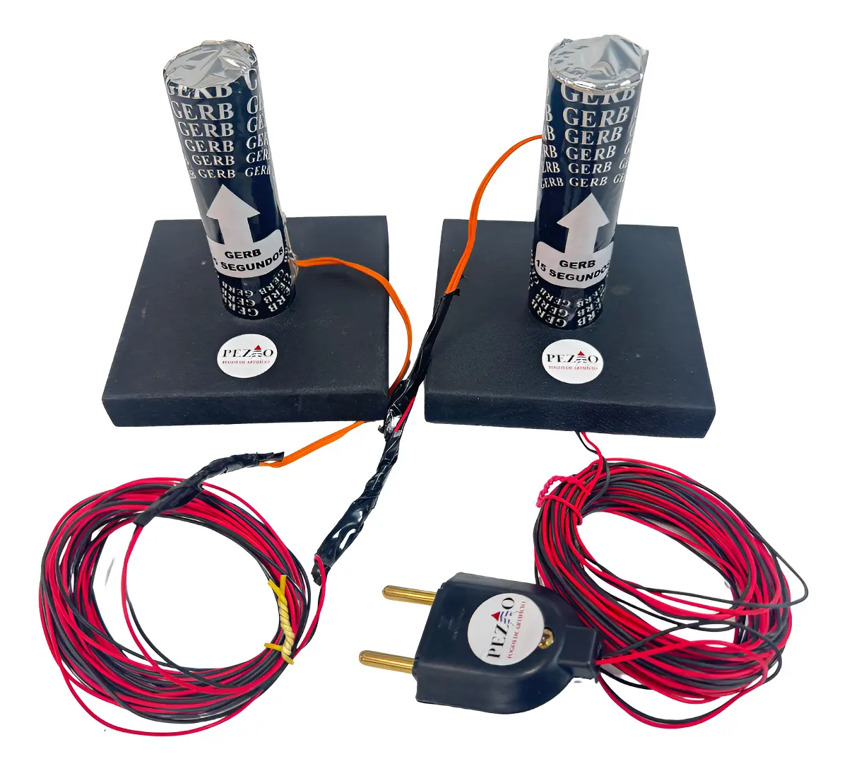 2x Gerb 15 Seg Com Suporte Em Mdf + Acionamento Eletrico Dj — imagem 1