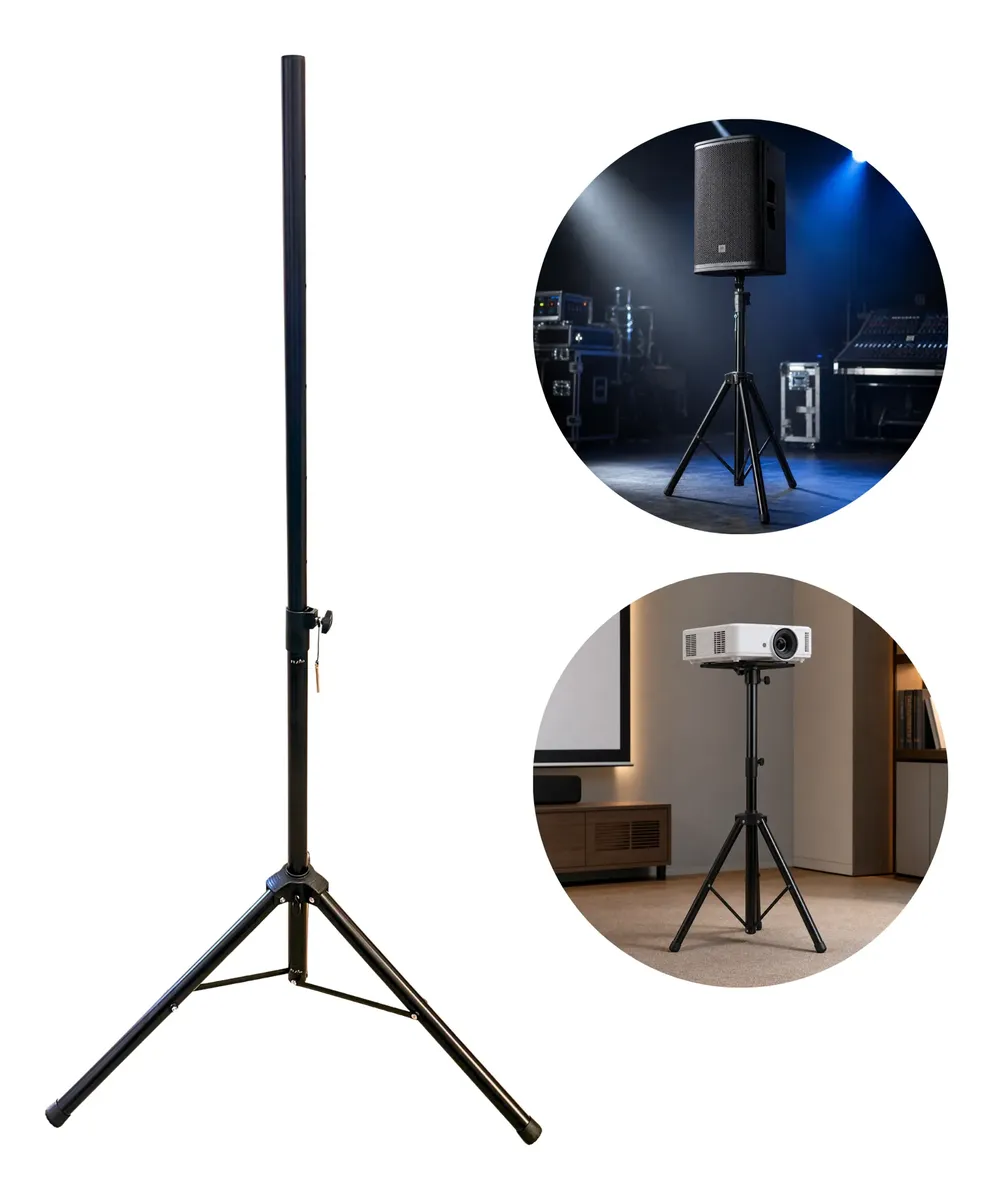 Suporte Tripé Para Caixa Som Retrátil Aço Reforçado 180cm — imagem 1
