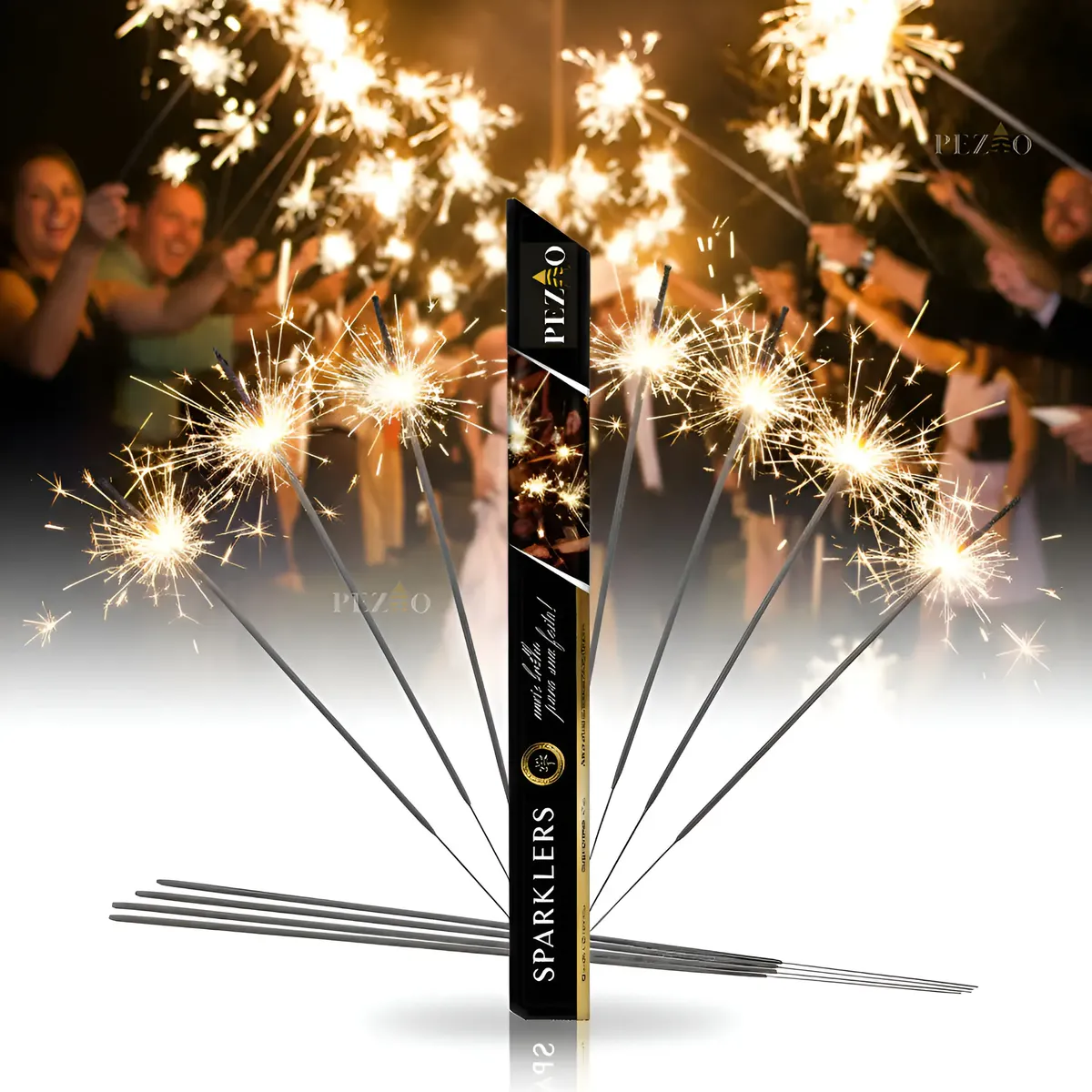24 Vela Sparkler 60cm Festa Casamento Evento Padrinho — imagem 1